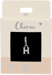 Depesche 11785-015 Charms Express Yourself-Pendentif pour Colliers et Bracelets, Lettre H, argenté, comme Petit Cadeau, Multicolored