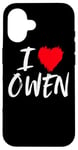 Coque pour iPhone 16 J"adore Owen Dad Boyfriend Mari Fils Petit-fils