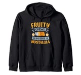 Fruity Chews: My Daily Dose of Nostalgia Zip Hoodie