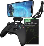 Clip De Jeu Mobile Pour Manette,Support De Téléphone Réglable Compatible Avec Xbox Series X|S,Xbox One/One S/One X - Carbon Noir