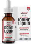 Iodine Liquid Drops - Vegan - High Strength 600Mcg per Serving - 400 Servings - 