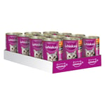 Whiskas 1 + Boks 12 x 400 g - 1 + Fjærkre i saus