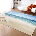 (11-50x80cm 20x23 tuumaa)Sea Wave Painettu matto Koti Olohuone Matto Makuuhuone Sängyn puolella sisustusmatto Eteinen matto Liukumaton Keittiö Kylpyhuone Lattiamatto