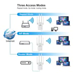 WiFi Extender 4 Antennas 3 Modes Plug And Play WiFi Signal Amplifier For Hot New