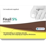 Finail Orifarm 5 % Amorolfin, 3 ml medicinskt nagellack mot nagelsvamp