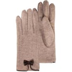 Gants Isotoner  Gants Femme tactiles nœud Beige