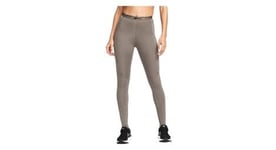 Collant long femme nike dri fit run division gris