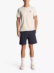 Lyle & Scott Cotton Slub Shorts, Dark Navy