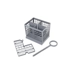 Bosch 4-Compartment Cutlery Basket for Bosch Dishwasher, Dark Grey