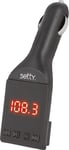 Setty Bluetooth FM-sender / Billader USB-A - Svart