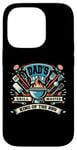 Coque pour iPhone 14 Pro Dad's Grill Master BBQ Lover Ventilateur rétro amusant