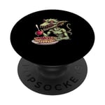 Snallygaster Eating An Apple Pie PopSockets Swappable PopGrip