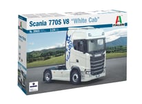 Scania S770 V8 Cab Blanc Camion Truck 1:24 Kit De Modèle En Plastique ITALERI