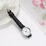 Lyx Watch Kvartslegeringsklocka Dammode Liten urtavla Casual Watch Läderarmbandsur Zegarek Damski BK