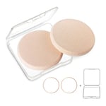 kpl pyöreitä meikkisieniä, 1 matkalaukku, Beauty Face Primer Compact Powder Puff, Blender-sienen vaihto kosmetiikkaa varten