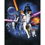 Komar - Poster xxl panoramique Motif classique 1 Star Wars luke, dark vador 200X250 cm