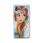 ERT GROUP Original Disney Princess TPU Case for Samsung Galaxy A40, Liquid Silicone Cover, Flexible and Slim, Protective for Screen, Shockproof and Anti-Scratch Phone Case Transparent