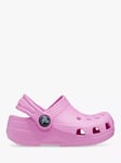 Crocs Kids' Littles Classic Croc Clogs, Taffy Pink