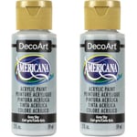 Deco Art Americana Acrylic Multi-Purpose Paint, Grey Sky, 59 ml (Pack of 2)