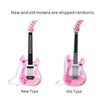 PINK Kids Bass Guitar Toy Children Light Musical Instrument Toy SLS