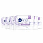 Nivea Cleansing Face Facial Wipes For Sensitive Skin Make-up Remover Pack Of 6
