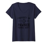 Parks & Recreation Property Of Pawnee V-Neck T-Shirt