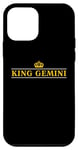 Coque pour iPhone 12 mini Roi Gémeaux – Chemise d'anniversaire avec signe du zodiaque astrologie