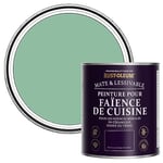 Rust-Oleum Peinture Verte Résistante à l'eau pour Faïence de Cuisine, Finition Mate - Wanderlust 750ml