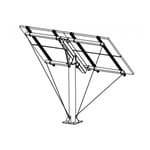 WATTSTUNDE Bakkestativ til solcelle 4x300/350W