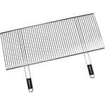 Grille Acier Recoupable Pour Barbecue Charbon - Cook'in Garden - Grille recoupable rectangulaire - Universel - 100 x 40 cm