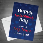 Personalised Valentines Card For Boyfriend Husband Perfect Card For Him LOVE