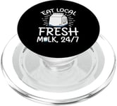 Mangez du lait frais local, 24h/24, 7j/7 PopSockets PopGrip pour MagSafe