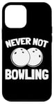 Coque pour iPhone 12 mini Jeu De Bowling Quilles - Joueur Boule Bowling