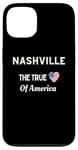 iPhone 13 Patriotic Love Nashville USA The True Heart Of America Case