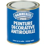 Hammerite Pro Peinture Antirouille Effet Martelé Couleur: Argent - Conditionnement: 1L - Argent