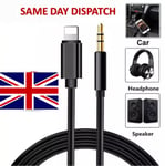 3.5mm Jack AUX Adapter Cable Cord to Car Audio For iPhone 14 13 12 11 XS X 8 7