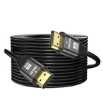 4K Cable Hdmi 20M,Cable Hdmi 2.0 Haute Vitesse 4K@60Hz 2K@120Hz,Connecteur Plaque Or 3D Arc Hdcp 2.2 Et 2.3 Pour Hdtv/Blu Ray Lecture/Projecteurs/Ordinateurs Portables /Ps4/Ps5(Noir)