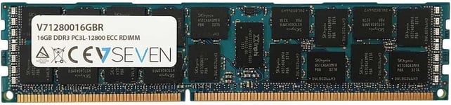 1280016GBR 16GB DDR3 PC3-12800 - 1600mhz SERVER ECC REG Server Module de mémoire - 1280016GBR.[G459]