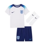 NIKE England Home Baby Mini Kit 2022-23 - Age 6-9 Months White/Blue - New