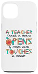 Coque pour iPhone 13 Teacher Takes A Hand Referendar Professeur Pédagogue Professeur