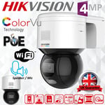 Hikvision WiFi ColorVu 2-Way Audio Mini PTZ CCTV IP POE Security Camera Outdoor