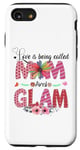 iPhone SE (2020) / 7 / 8 Vintage Wildflower Love Is Being Called Mom Glam Butterfly Case