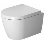 Me by Starck - wc suspendu Compact, Rimless, blanc / blanc mat 2530092600 - Duravit