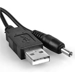 USB-laddningskabel för Seago Sonic tandborste SG-958 DC-sladd svart