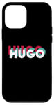 Coque pour iPhone 12 mini Hugo Name Chemise humoristique avec nom rétro Hugo années 80