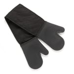 Silicone Black Double Oven Glove