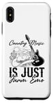 Coque pour iPhone XS Max La musique country, c'est juste Farm Emo