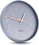 Joejis 30cm Kitchen Wall Clocks, Silent Wall Clock Non-Ticking Sweep Mechanism 