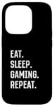 iPhone 14 Pro Eat Sleep Gaming Repeat Gaming Console Gaming & Video Gaming Case