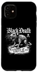 Coque pour iPhone 11 Black Death European Tour Plague Rat Histoire médiévale